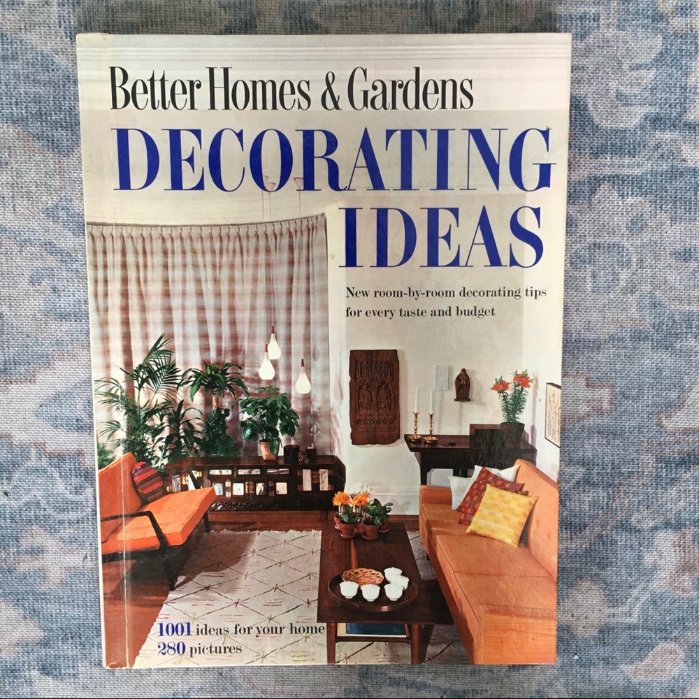 1960 Better Homes and Gardens design book.